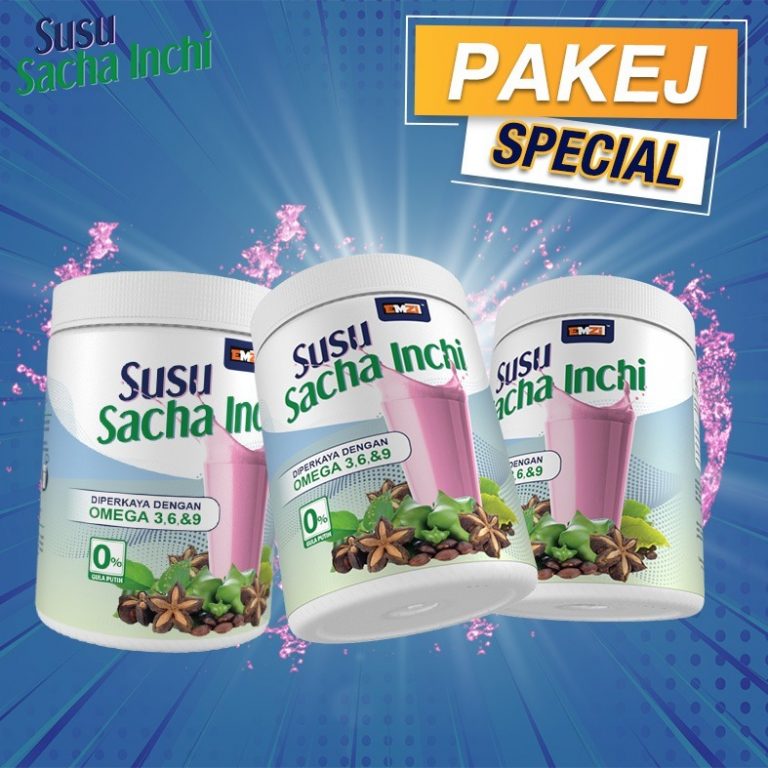 Susu Sacha Inchi Pakej Special - Welcome to Emzi Marketplace